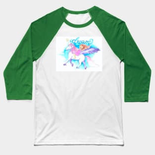 Dream Unicorn Pegasus Baseball T-Shirt